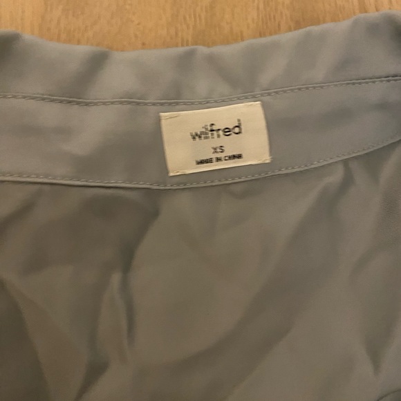 Aritzia Wilfred Satin Tie-Front Blouse - Picture 2 of 2